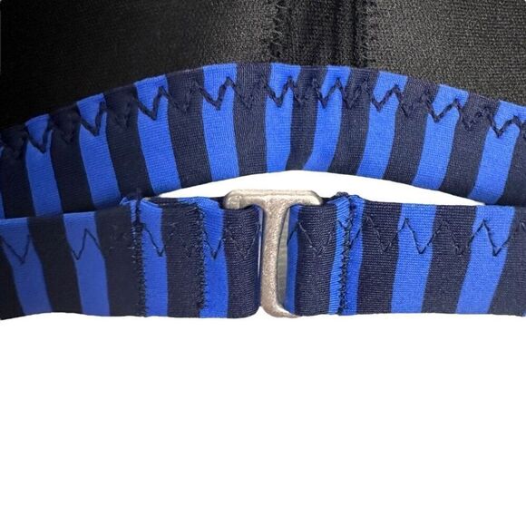 Athleta Stripe Avila Bandeau Bikini Top size Medium NEW - Picture 6 of 9